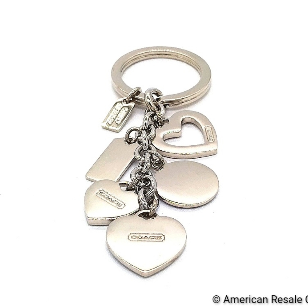 Vintage COACH Triple Heart Keychain or Lanyard-Rare! NWOT - Picture 6 of 7